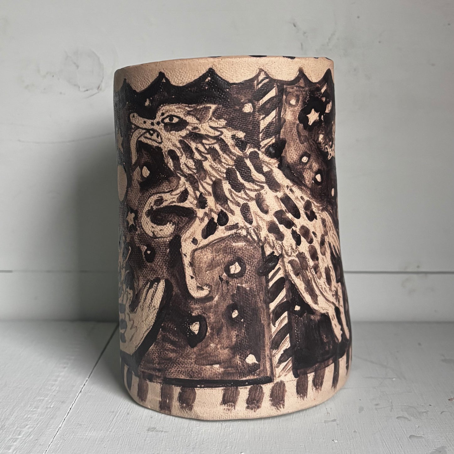 Animal Carousel vase/vessel