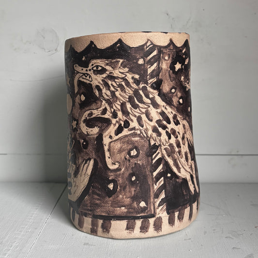 Animal Carousel vase/vessel