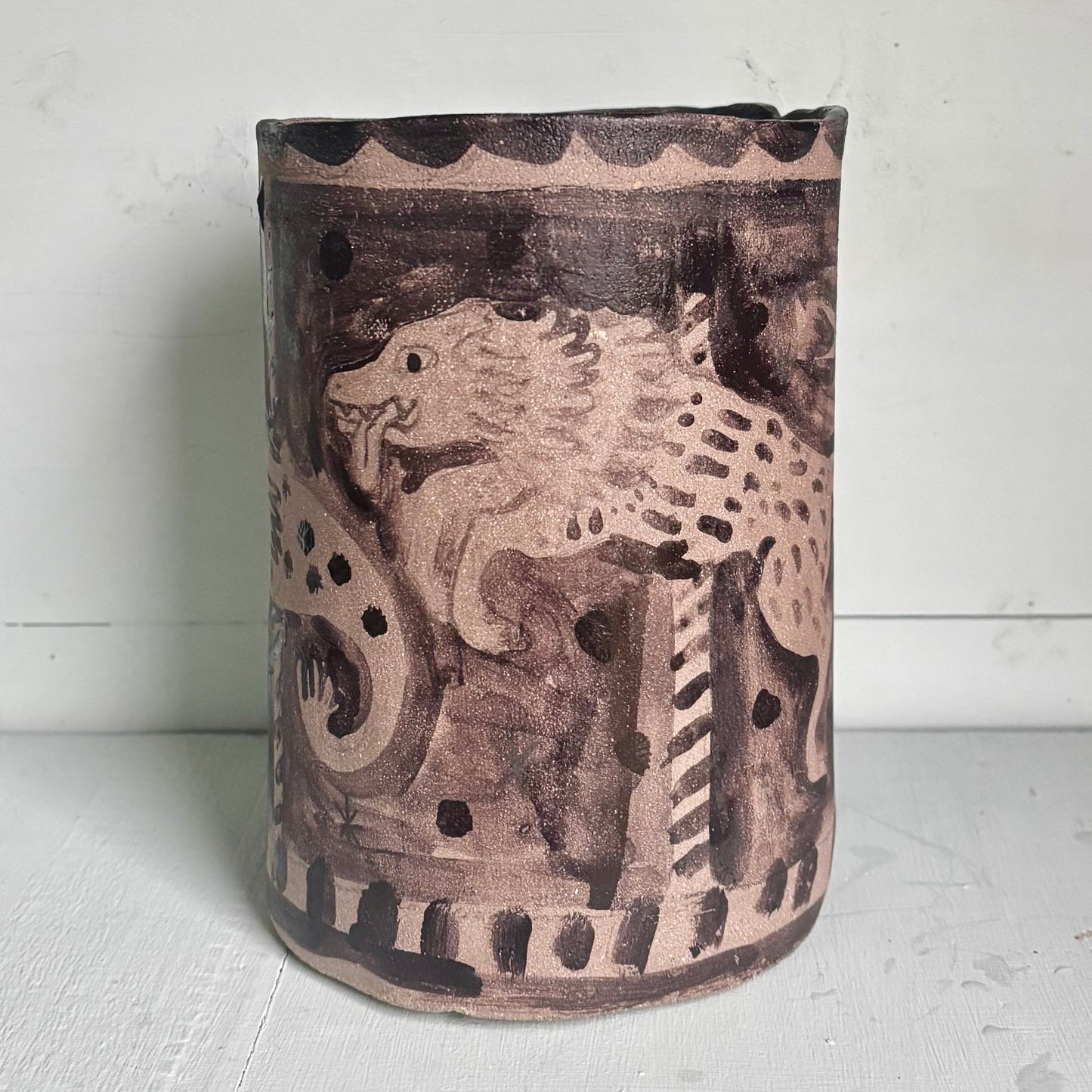 Animal Carousel vase/vessel