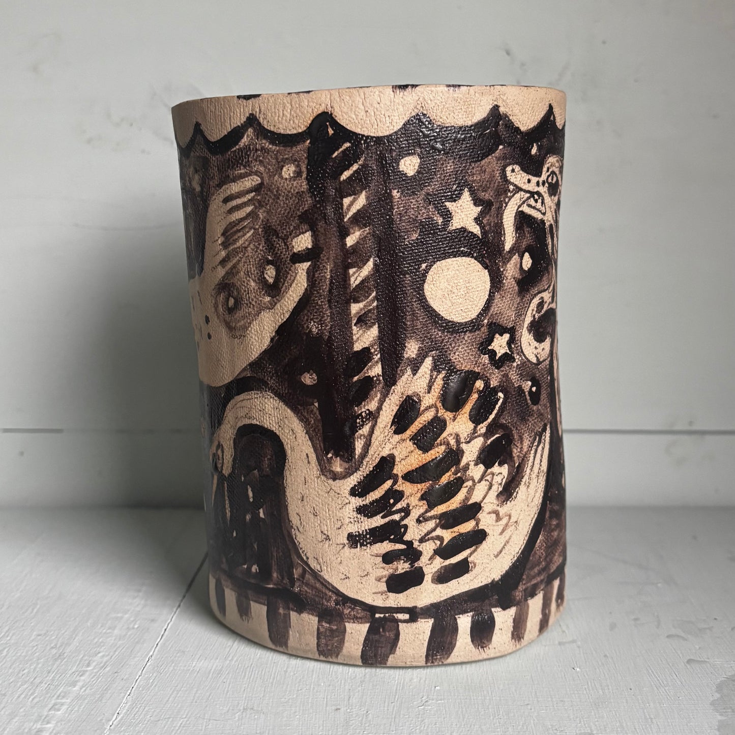 Animal Carousel vase/vessel