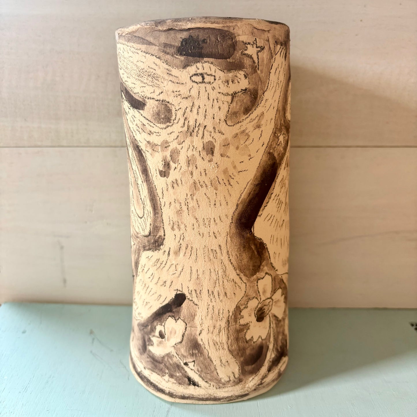 Bunny themed pot/vase/vessel