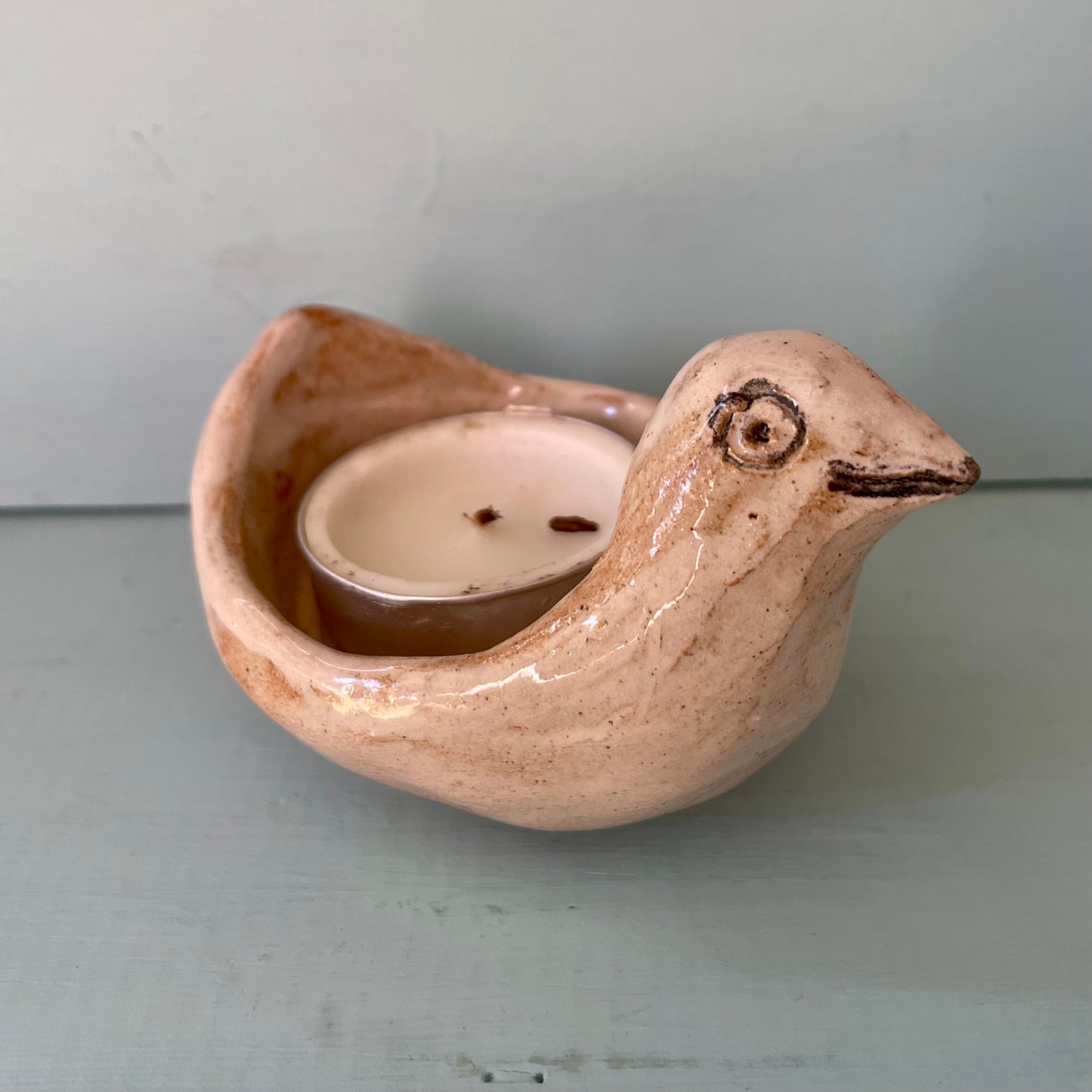 Single dove tea light