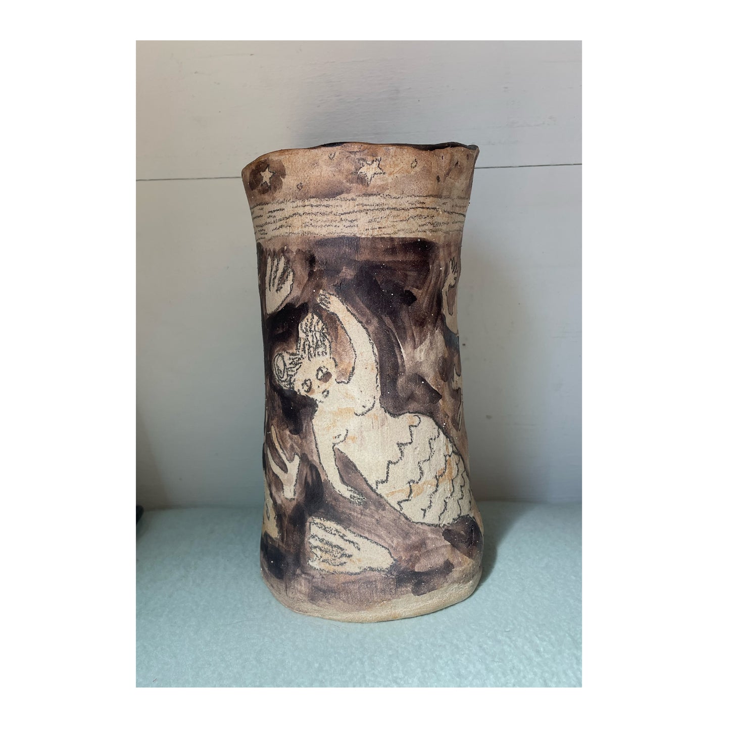 Mermaid vase/vessel