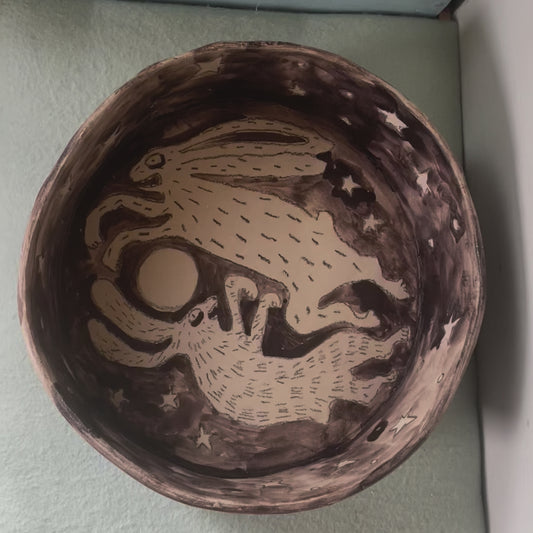 Rabbit Moon  Tray / Vessel