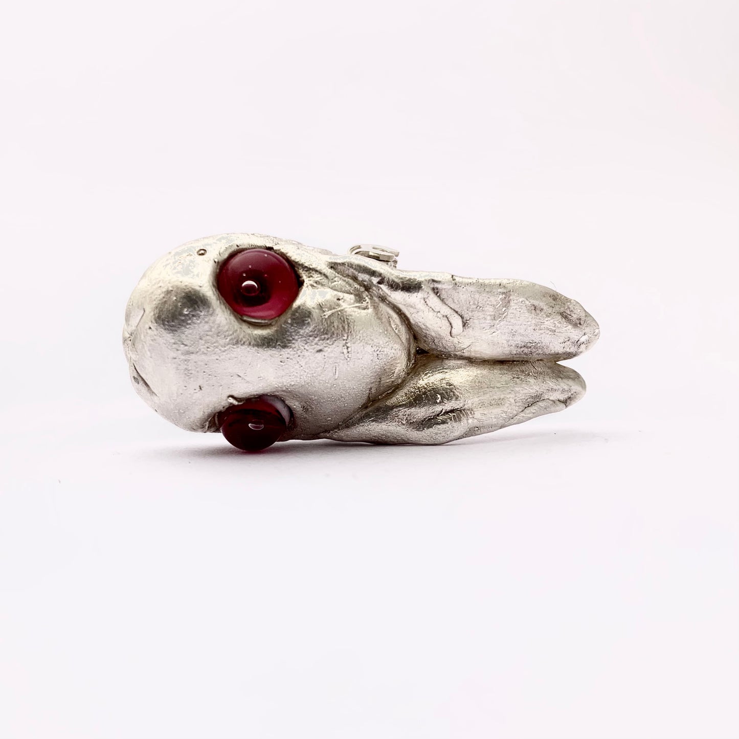 Sci-fi rabbit brooch